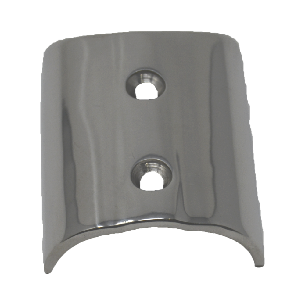 TACO Marine Medium SuproFlex Rub Rail End Cap, For V11-9990, 316L Stainless Steel, Mirror Polish — Quality Boat Parts