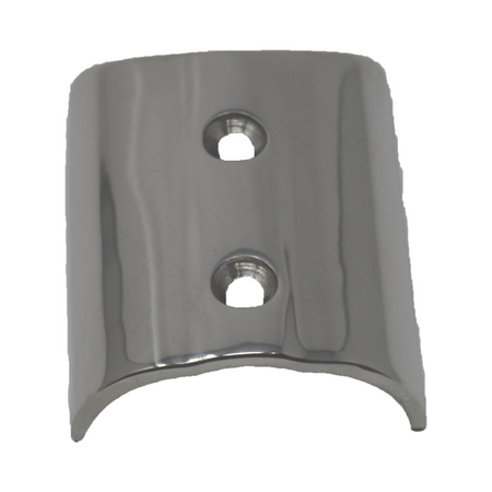 TACO Marine Medium SuproFlex Rub Rail End Cap, For V11-9990, 316L Stainless Steel, Mirror Polish — Quality Boat Parts