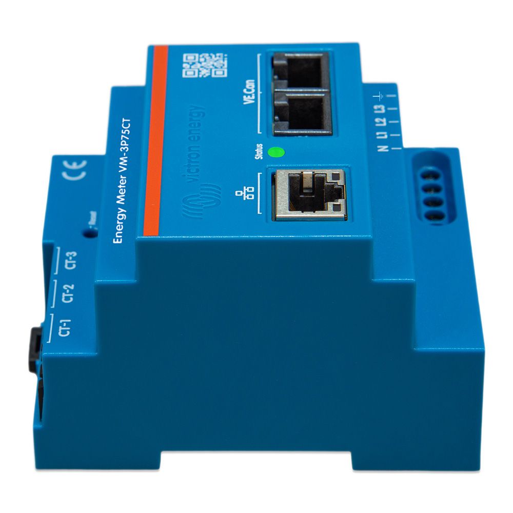 Victron Energy VM-3P75CT Energy Meter, Single and Three-Phase, 75A CTs, VE.Can, Ethernet — Quality Boat Parts
