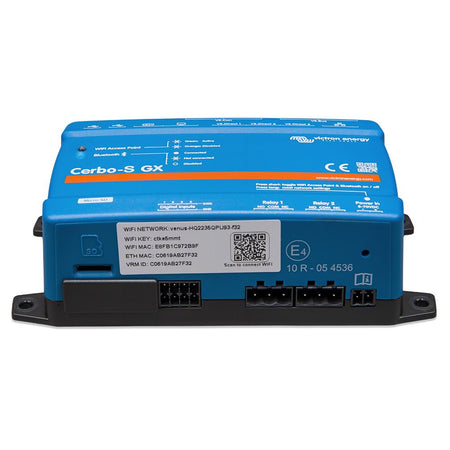 Victron Energy Cerbo-S GX Basic Version Communication Center, 8-70V DC, 3 VE.Direct Ports, 4 Digital Inputs, No BMS-Can Port — Quality Boat Parts