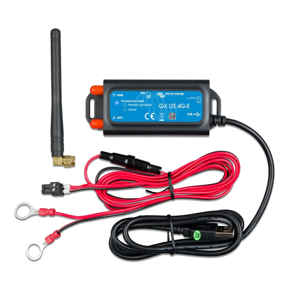 Victron Energy GX LTE 4G-A Cellular Modem, For GX Devices, North America, 8-70V DC, LTE Bands 2/4/12, Built-In GPS — Quality Boat Parts