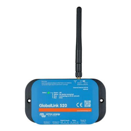 Victron Energy GlobalLink 520 Remote Monitoring Device, For VE.Direct Devices, 4G LTE-M, VRM, 5-Year Connectivity — Quality Boat Parts