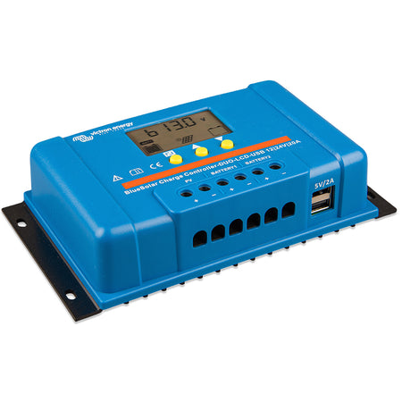 Victron Energy BlueSolar PWM DUO Solar Charge Controller, 12/24V, 20A, LCD, USB, Dual Battery — Quality Boat Parts