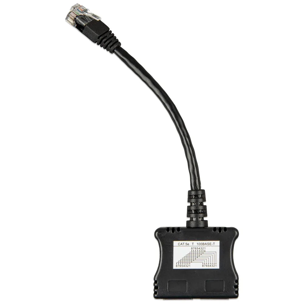 Victron Energy RJ45 UTP Splitter Cable, For MultiPlus 500VA-1600VA, 1x Male to 2x Female, 15cm — Quality Boat Parts