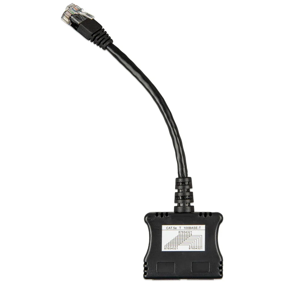 Victron Energy RJ45 UTP Splitter Cable, For MultiPlus 500VA-1600VA, 1x Male to 2x Female, 15cm — Quality Boat Parts