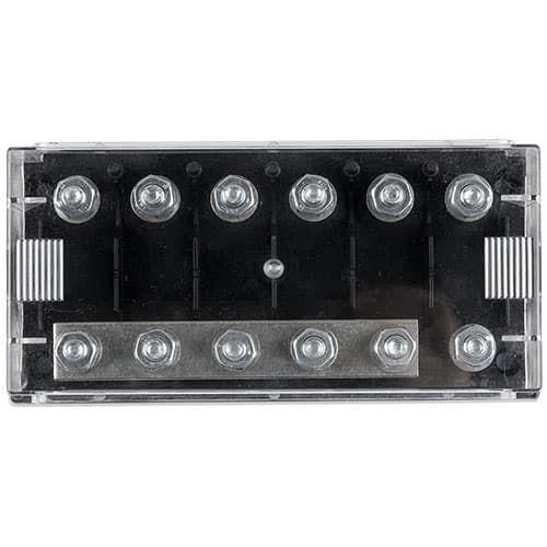 Victron Energy 6-Way MEGA Fuse Holder, Busbar, 250A, 70V DC — Quality Boat Parts