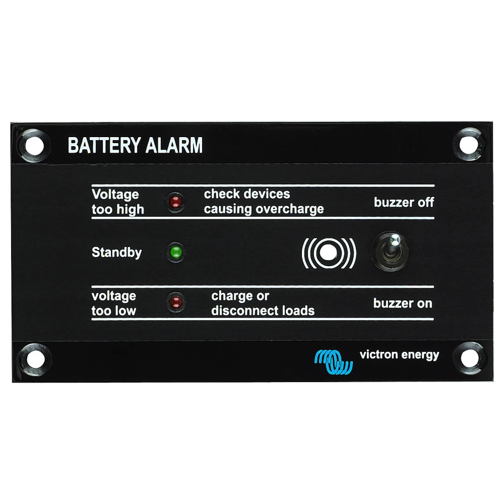 Victron Energy Battery Alarm GX Panel, 12/24V, Audible and Visual Alarms, Potential-Free NO/NC Contact — Quality Boat Parts
