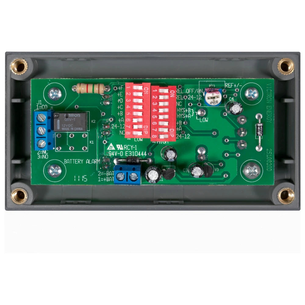 Victron Energy Battery Alarm GX Panel, 12/24V, Audible and Visual Alarms, Potential-Free NO/NC Contact — Quality Boat Parts