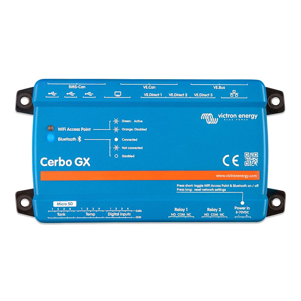Victron Energy Cerbo GX Communication Center, 8-70VDC, BMS-Can, VE.Can, NMEA 2000 — Quality Boat Parts