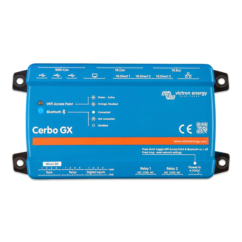Victron Energy Cerbo GX Communication Center, 8-70VDC, BMS-Can, VE.Can, NMEA 2000 — Quality Boat Parts