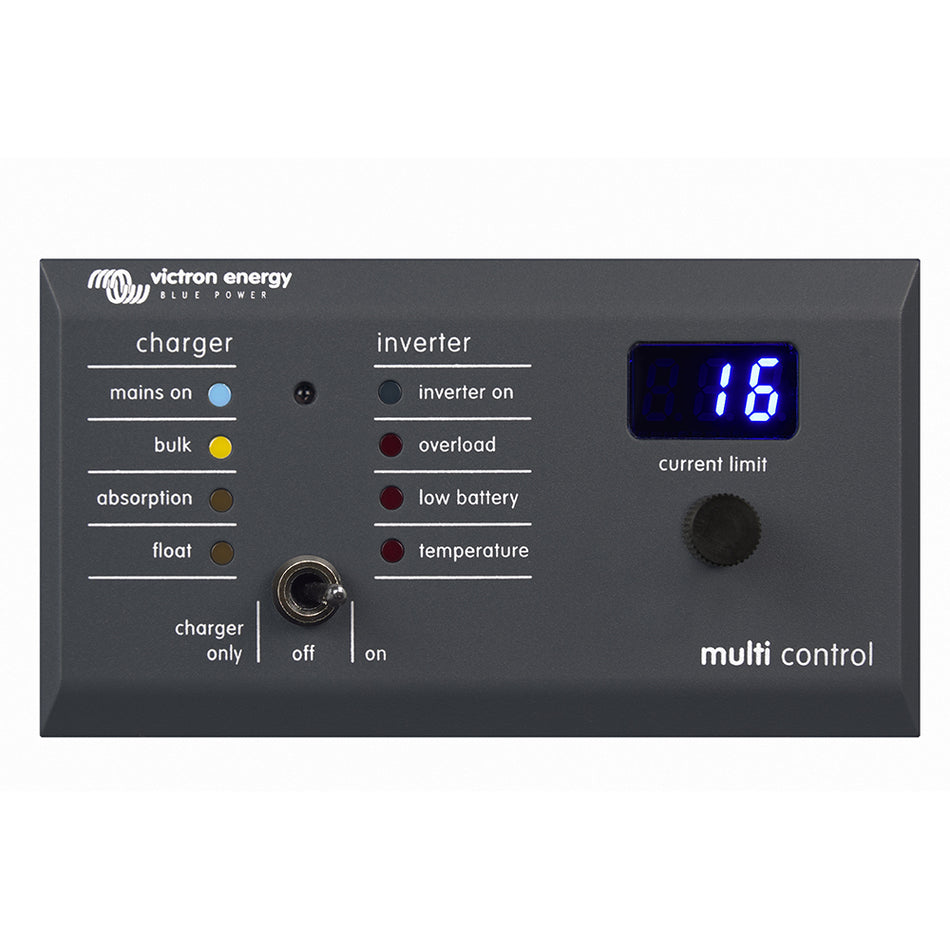 Victron Energy Digital Multi Control 200/200A GX Panel, For Multi/Quattro, 200A, RJ45 — Quality Boat Parts