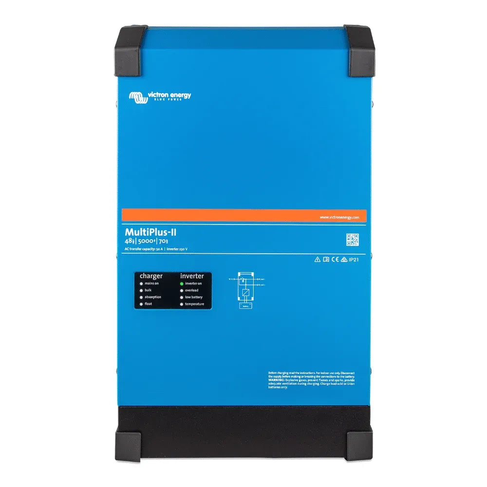 Victron Energy MultiPlus-II Inverter/Charger, 48V, 5000VA, 70A Charger, 95A Transfer, 120V, 50/60Hz — Quality Boat Parts
