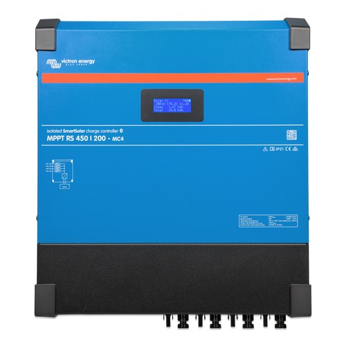 Victron Energy SmartSolar MPPT RS 450/100-MC4 Solar Charge Controller, 450V PV Input, 100A, 48V, VE.Can, VE.Direct — Quality Boat Parts