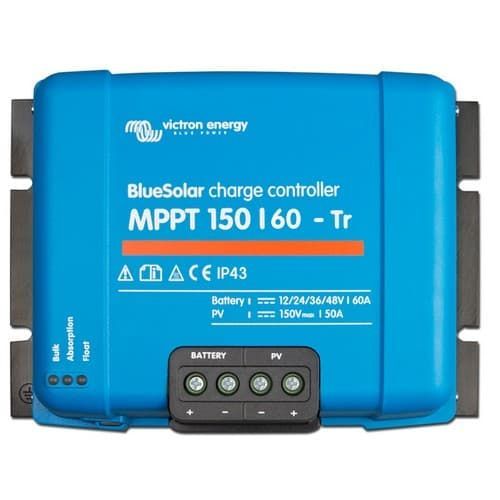 Victron Energy SmartSolar MPPT 150/60-Tr Solar Charge Controller, 60A, 150V PV, 12/24/48V, Bluetooth, VE.Direct, Screw Terminals — Quality Boat Parts