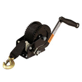 Attwood Marine Boat Trailer Winch, 2 in x 20 ft Nylon Strap, 4.1:1 Gear Ratio, 3-Position Pawl — Quality Boat Parts