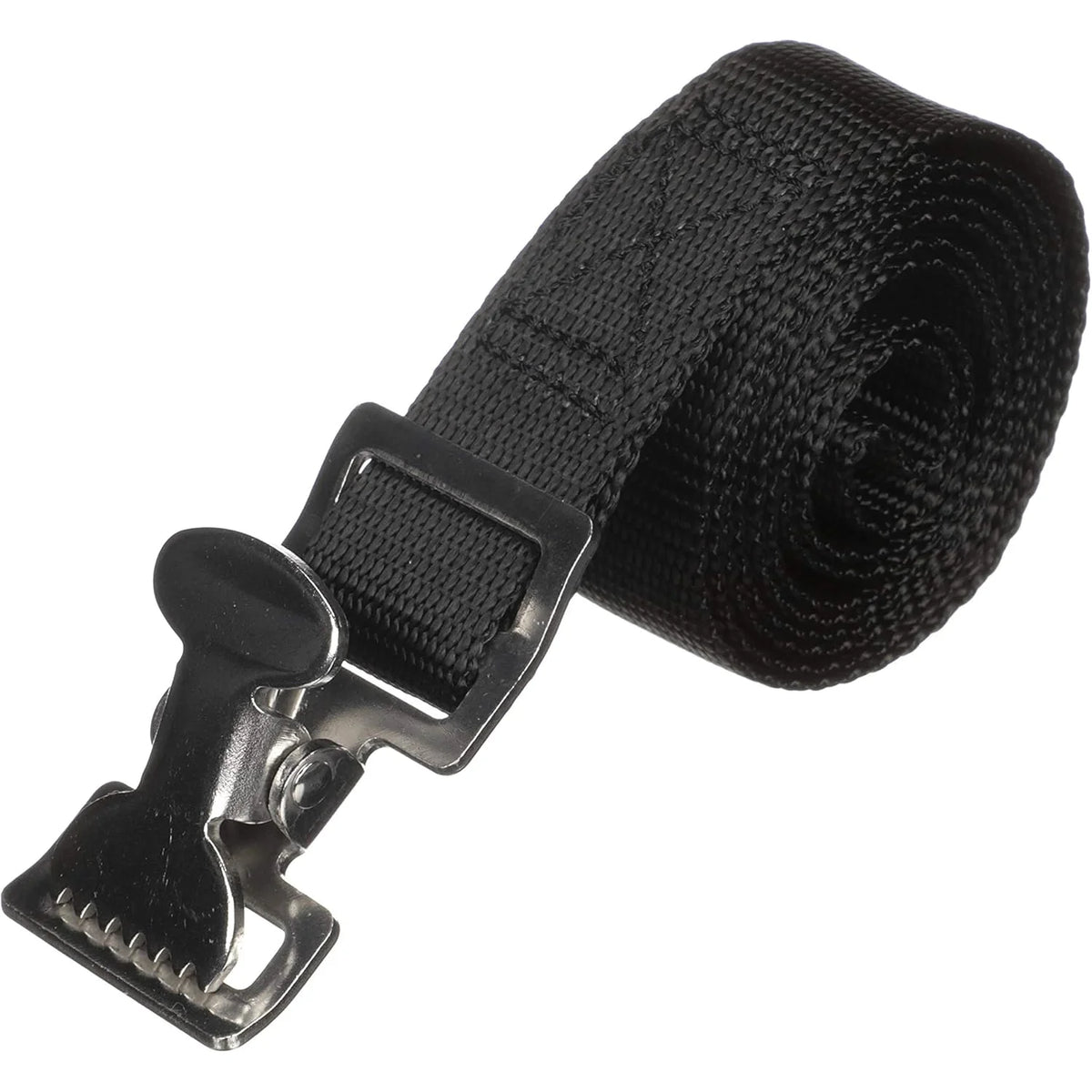 Attwood Marine Fuel Tank Strap Set, 1 in White Nylon Strap, Quick-Release Buckle, Footman Loops — Quality Boat Parts