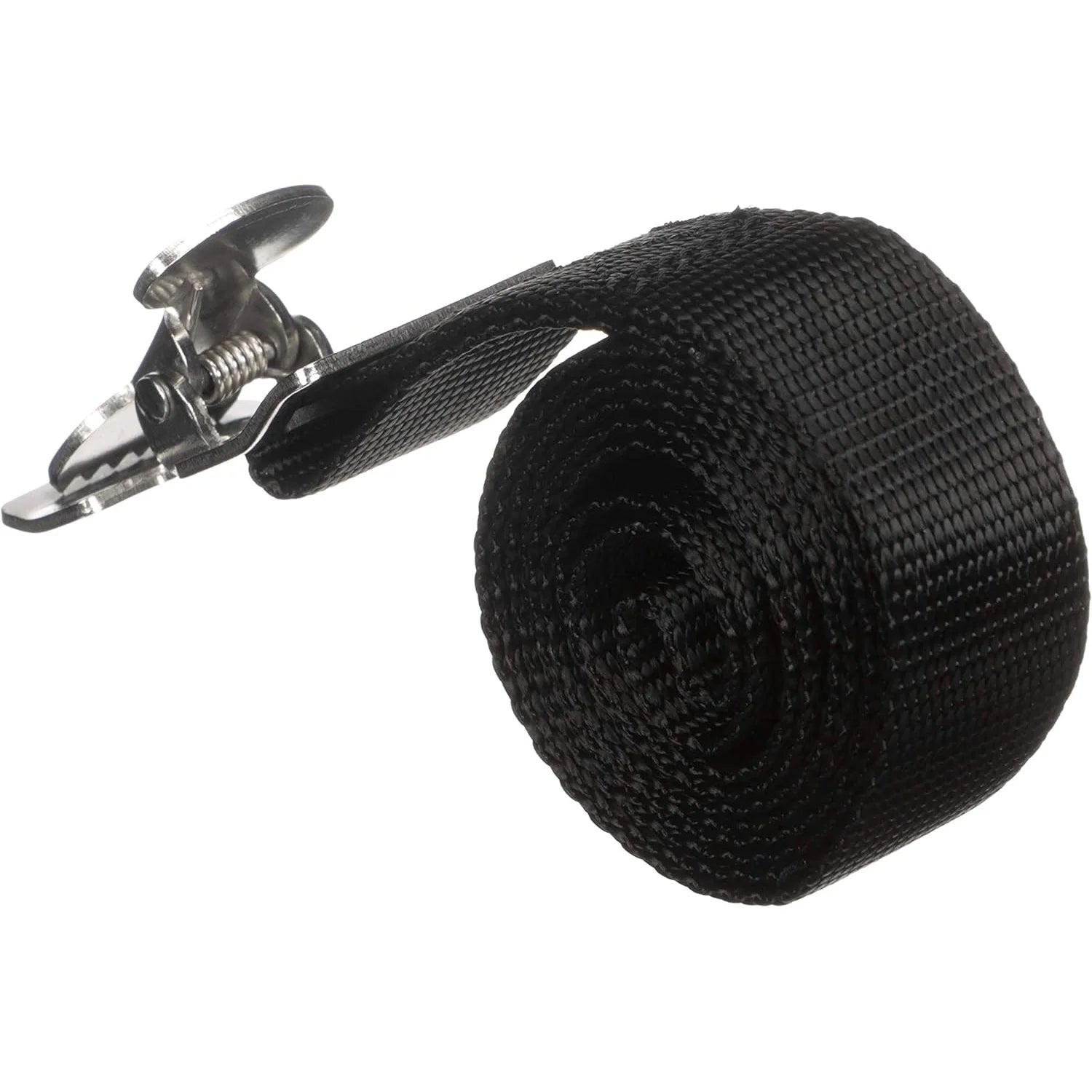Attwood Marine Fuel Tank Strap Set, 1 in White Nylon Strap, Quick-Release Buckle, Footman Loops — Quality Boat Parts