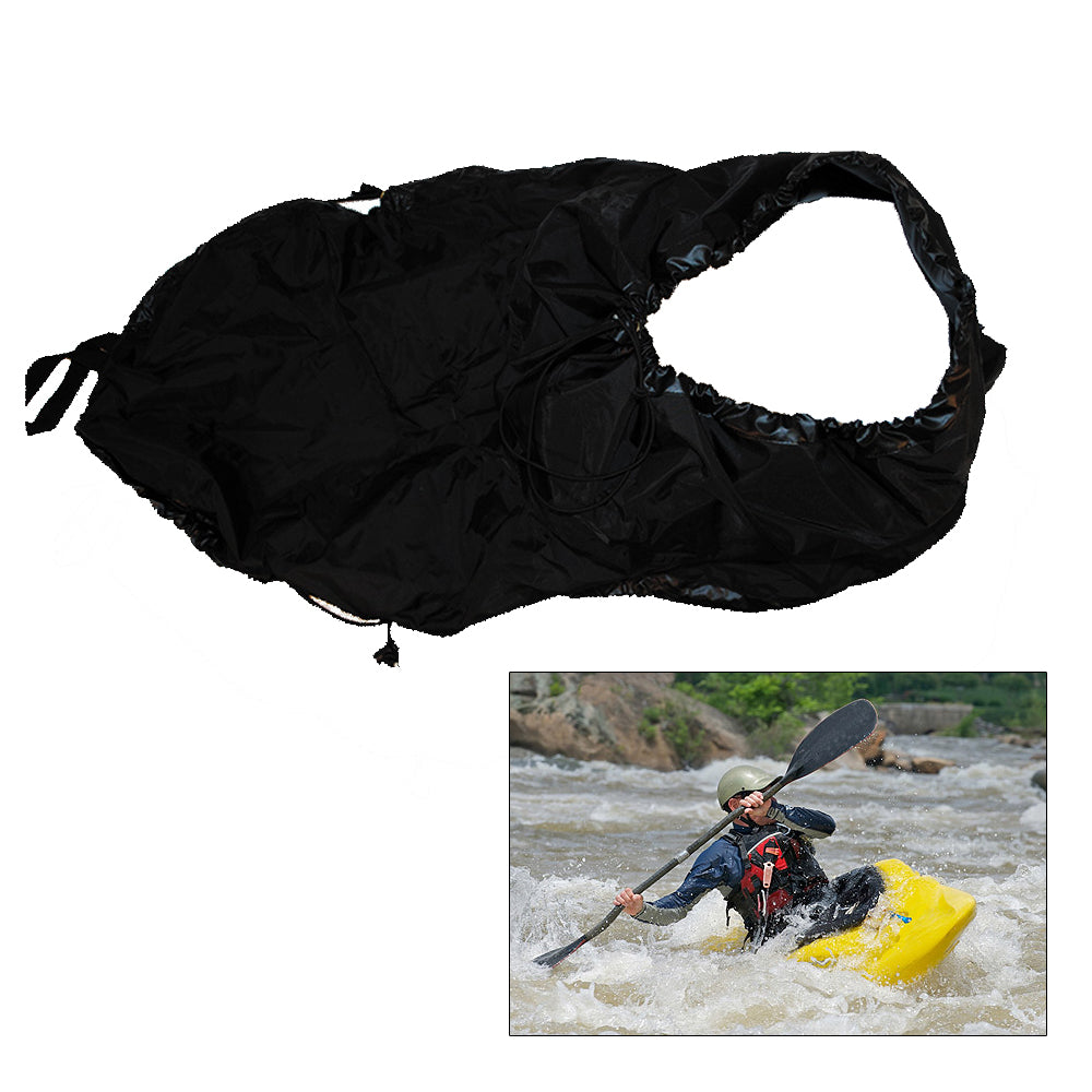 Attwood Marine Universal Fit Kayak Cockpit Cover and Spray Skirt, Fits up to 40 in x 22 in, 210 Denier Nylon — Quality Boat Parts