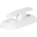 Attwood Marine Fold-Down Dock Cleat, Aluminum, White Finish — Quality Boat Parts