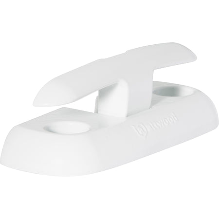 Attwood Marine Fold-Down Dock Cleat, Aluminum, White Finish — Quality Boat Parts