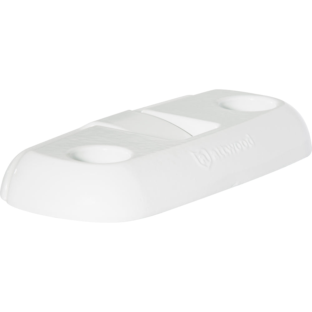 Attwood Marine Fold-Down Dock Cleat, Aluminum, White Finish — Quality Boat Parts