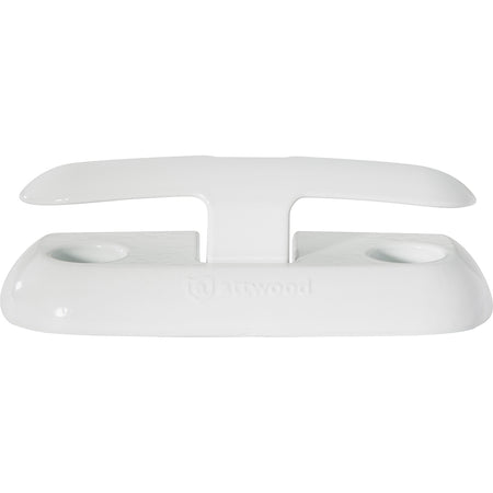 Attwood Marine Fold-Down Dock Cleat, Aluminum, White Finish — Quality Boat Parts