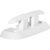 Attwood Marine Fold-Down Dock Cleat, Aluminum, White Finish — Quality Boat Parts