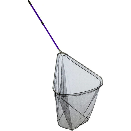 Attwood Marine Fold-N-Stow Fishing Net, Knot-Free Netting, Flip-Handle Lock — Quality Boat Parts