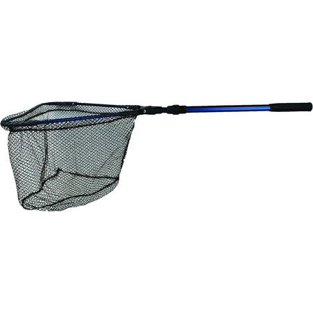Attwood Marine Fold-N-Stow Fishing Net, Knot-Free Netting, Flip-Handle Lock — Quality Boat Parts