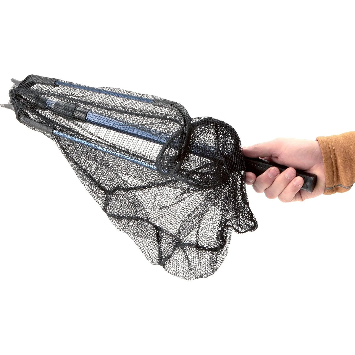 Attwood Marine Fold-N-Stow Fishing Net, Knot-Free Netting, Flip-Handle Lock — Quality Boat Parts
