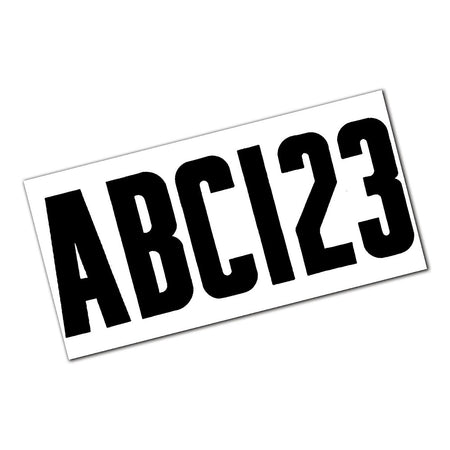 Attwood Marine Boat Registration Letter & Number Kit, 3 in Waterproof Vinyl, Pressure-Sensitive Labels, 148 Pieces, Meets USCG Guidelines — Quality Boat Parts