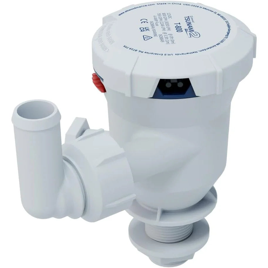 Attwood Marine Tsunami Mk2 T800 Aerator Pump, 12V, 800 GPH, IP68 — Quality Boat Parts