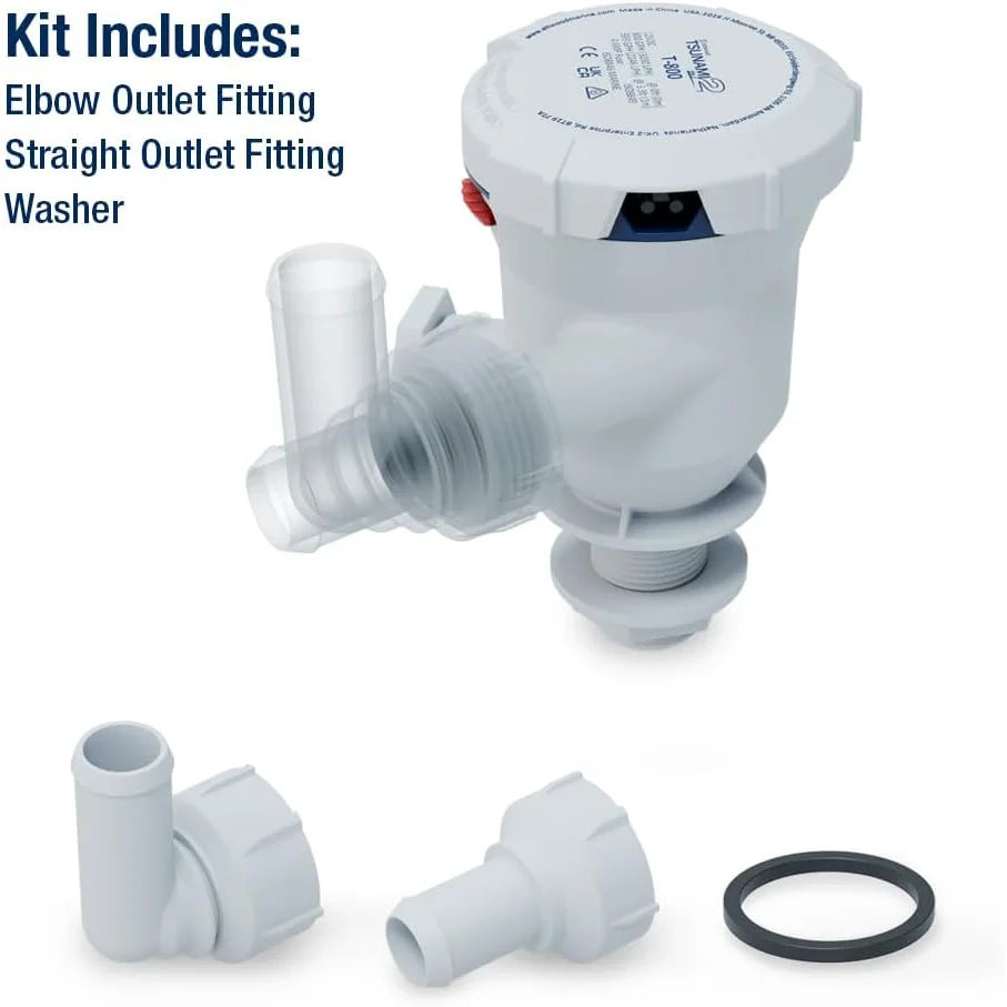 Attwood Marine Tsunami Mk2 T800 Aerator Pump, 12V, 800 GPH, IP68 — Quality Boat Parts