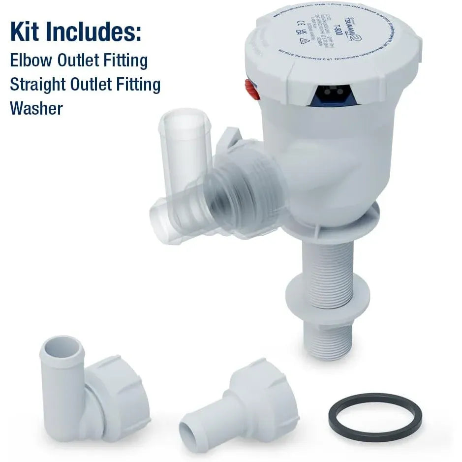 Attwood Marine Tsunami Mk2 T800 Aerator Pump, 12V, 800 GPH, IP68 — Quality Boat Parts