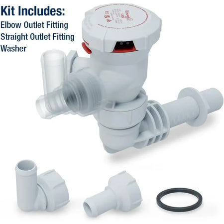 Attwood Marine Tsunami Mk2 T500 Livewell Aerator Pump, 12V, 500 GPH — Quality Boat Parts
