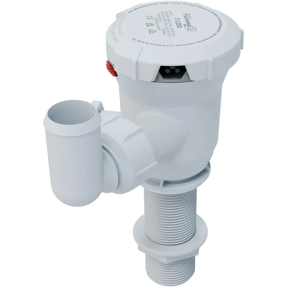 Attwood Marine Tsunami Mk2 T1200 Aerator Pump, 12V, 1200 GPH — Quality Boat Parts