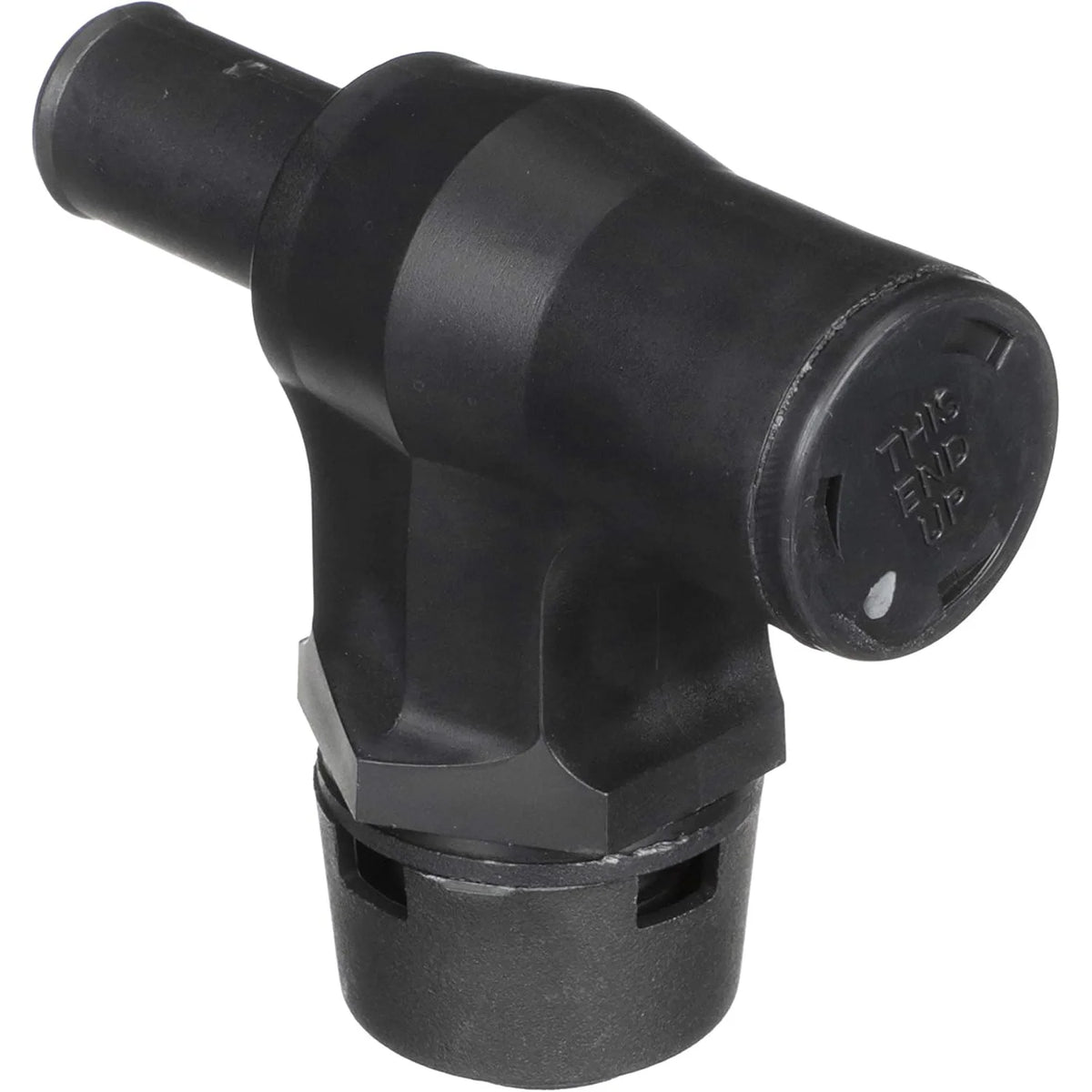 Attwood Marine 90-Degree P-Trap Fuel Tank Vent, 5/8 in ID Hose, 3/4 in Install Hole, 9/16 in Max Hull Thickness, ABYC — Quality Boat Parts