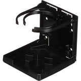 Attwood Marine Fold-Up Drink Holder, Dual Ring, Polycarbonate, 7/8 in Closed Depth — Quality Boat Parts