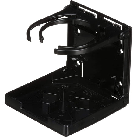Attwood Marine Fold-Up Drink Holder, Dual Ring, Polycarbonate, 7/8 in Closed Depth — Quality Boat Parts