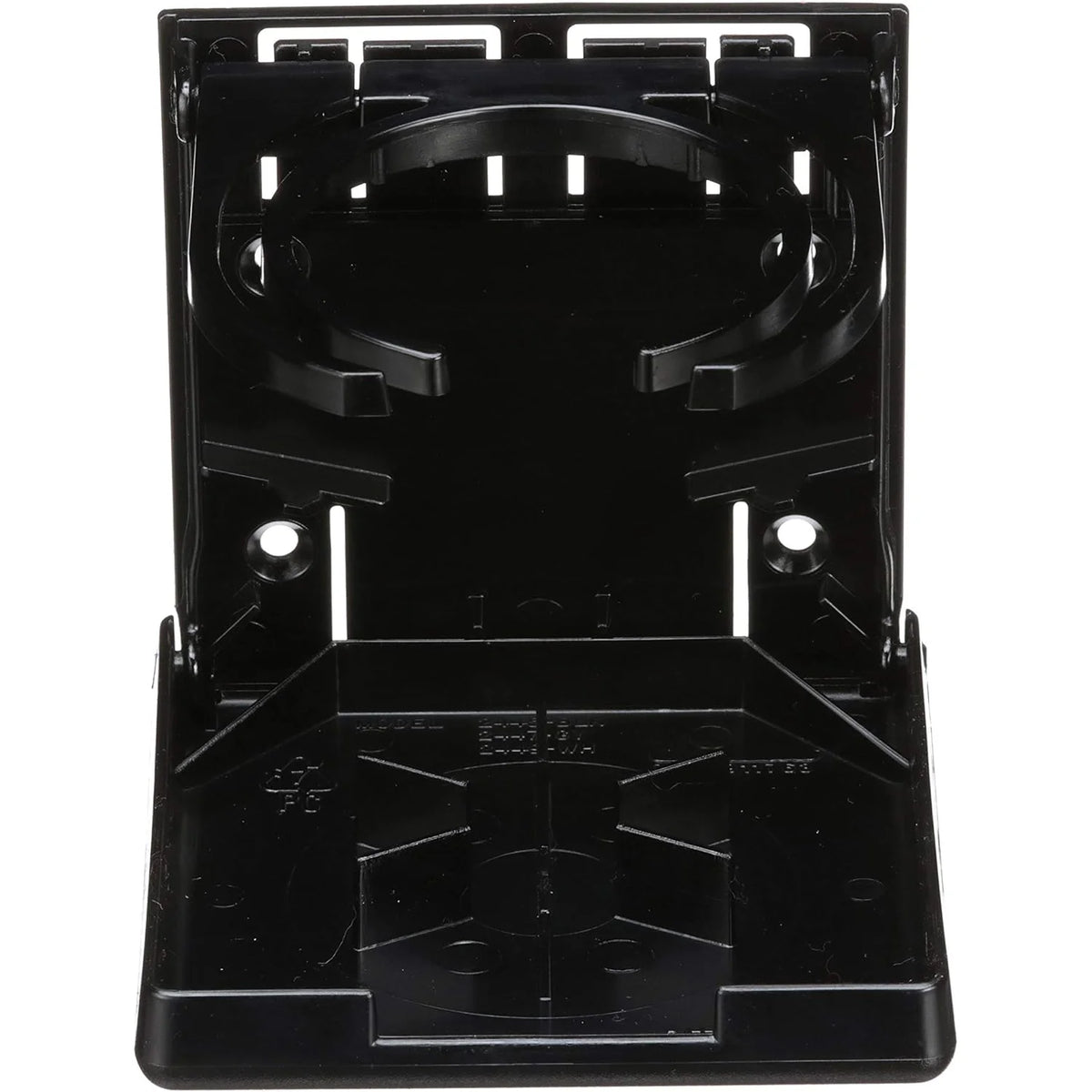 Attwood Marine Fold-Up Drink Holder, Dual Ring, Polycarbonate, 7/8 in Closed Depth — Quality Boat Parts