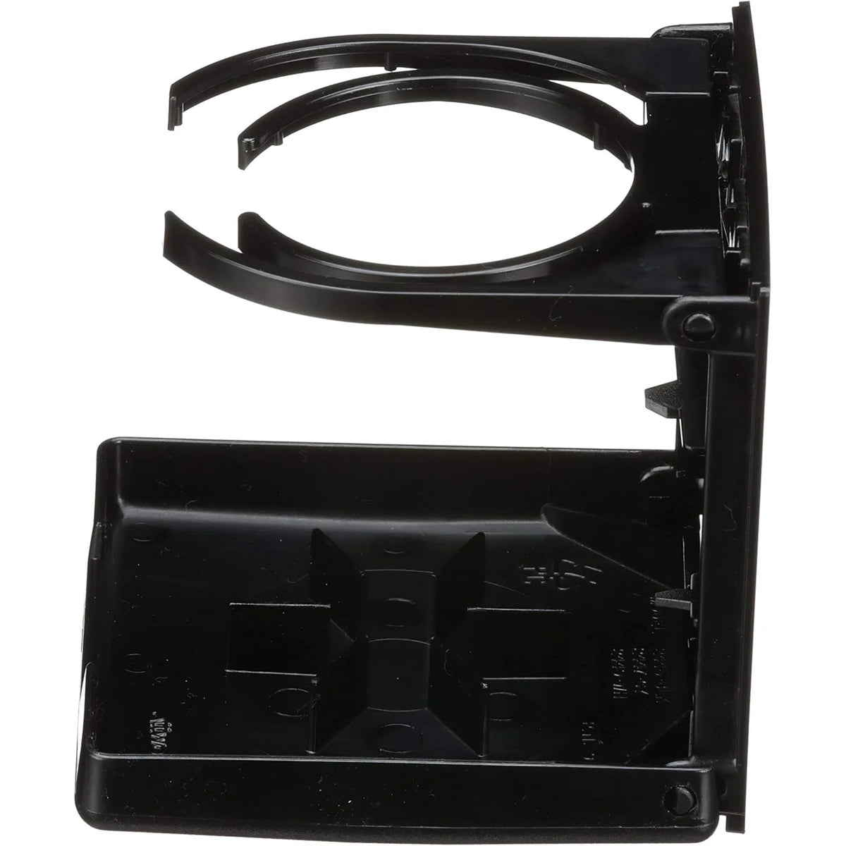 Attwood Marine Fold-Up Drink Holder, Dual Ring, Polycarbonate, 7/8 in Closed Depth — Quality Boat Parts
