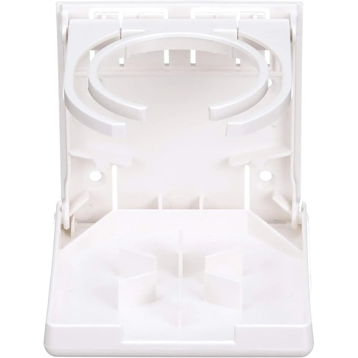Attwood Marine Fold-Up Drink Holder, Dual Ring, Polycarbonate, 7/8 in Closed Depth — Quality Boat Parts