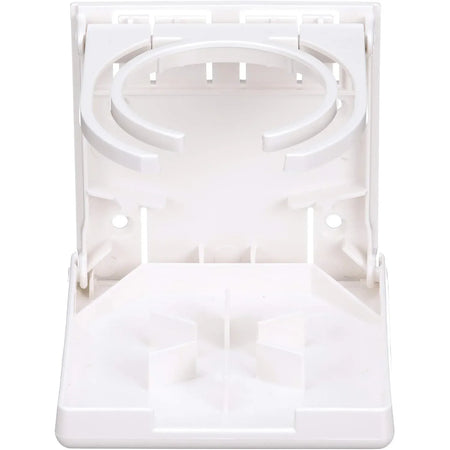 Attwood Marine Fold-Up Drink Holder, Dual Ring, Polycarbonate, 7/8 in Closed Depth — Quality Boat Parts