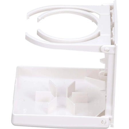 Attwood Marine Fold-Up Drink Holder, Dual Ring, Polycarbonate, 7/8 in Closed Depth — Quality Boat Parts