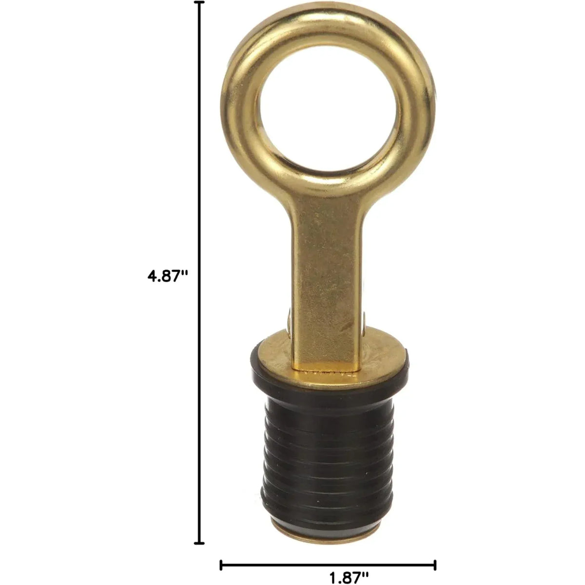 Attwood Marine Snap-Handle Drain Plug, For 1 in Drains — Quality Boat Parts