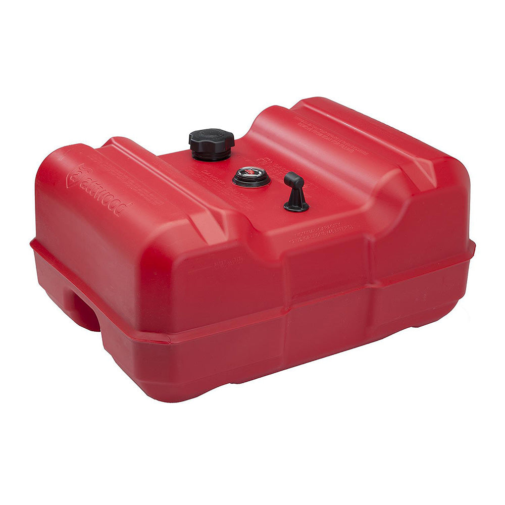 Attwood Marine Low Profile Portable Fuel Tank, 12 gal, 1/4 in NPT, EPA/CARB, 24 x 18 x 11.61 in — Quality Boat Parts