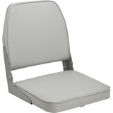 Attwood Marine Swivl-Eze Low Back Padded Flip Seat, 15 x 16 x 16 in, ABYC B, UV and Mildew-Resistant Vinyl — Quality Boat Parts