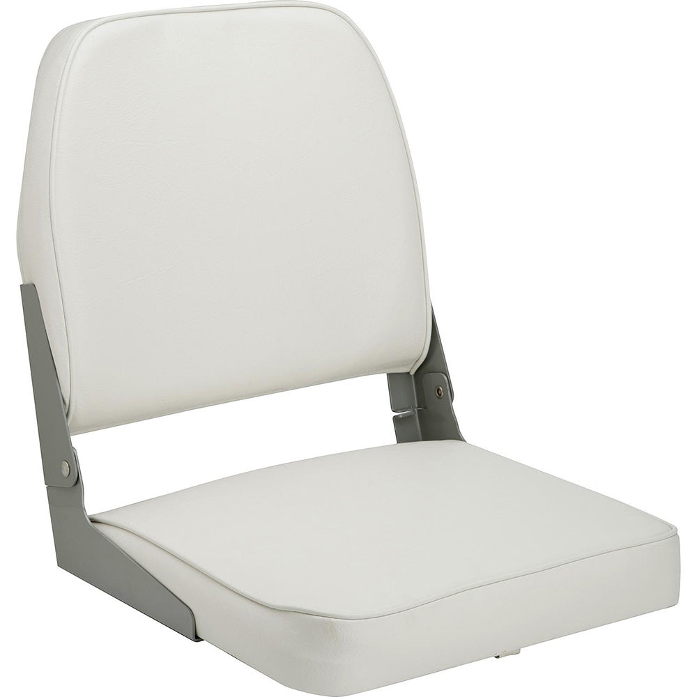 Attwood Marine Swivl-Eze Low Back Padded Flip Seat, 15 x 16 x 16 in, ABYC B, UV and Mildew-Resistant Vinyl — Quality Boat Parts