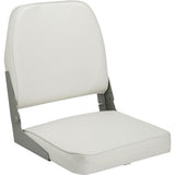 Attwood Marine Swivl-Eze Low Back Padded Flip Seat, 15 x 16 x 16 in, ABYC B, UV and Mildew-Resistant Vinyl — Quality Boat Parts