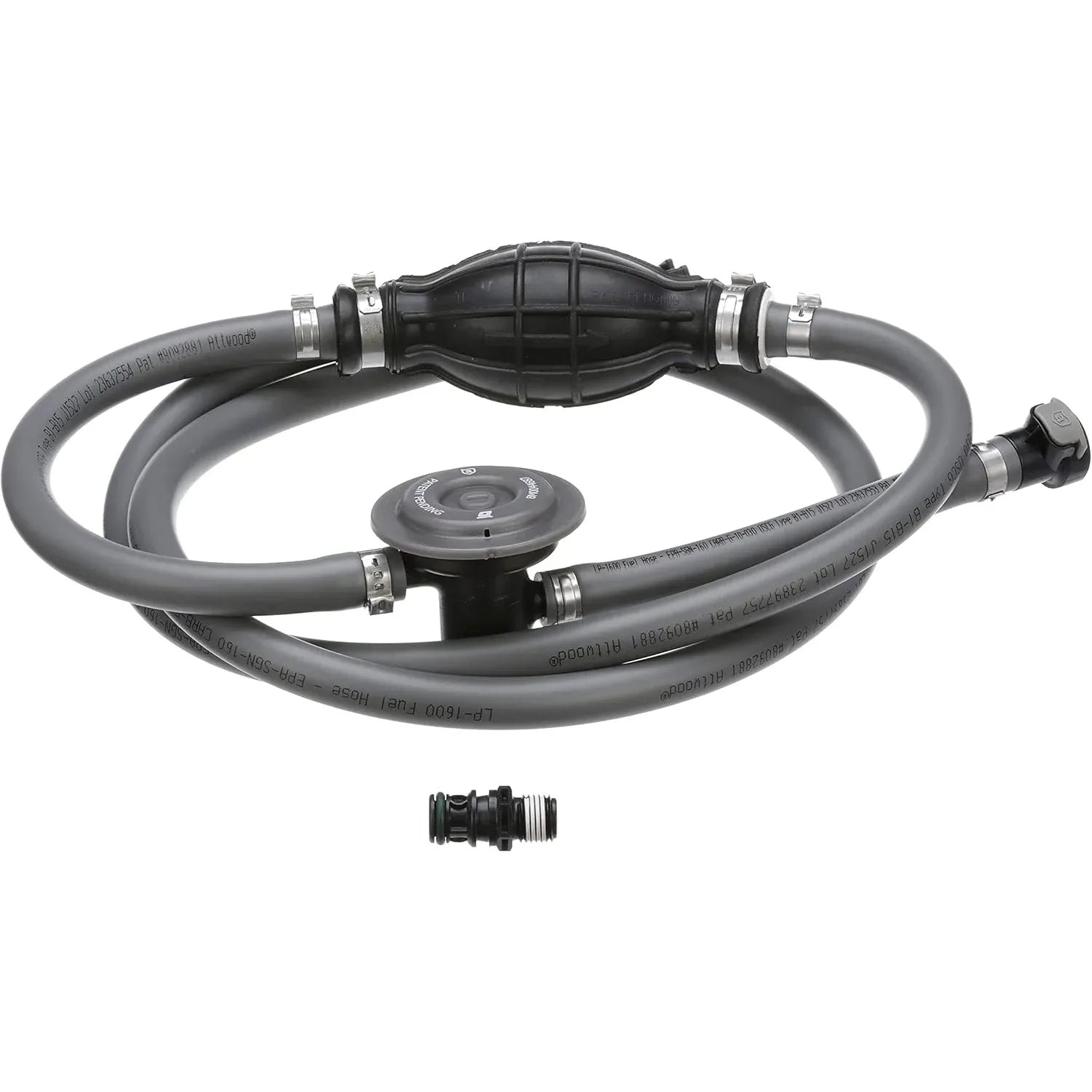 Attwood Marine Mercury Fuel Line Kit, 3/8 in x 6 ft, Universal Sprayless Connector — Quality Boat Parts